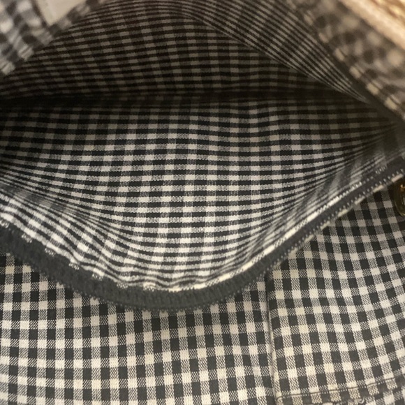 Eric Javits Squishee Tan Woven Tote Bag - Picture 5 of 7